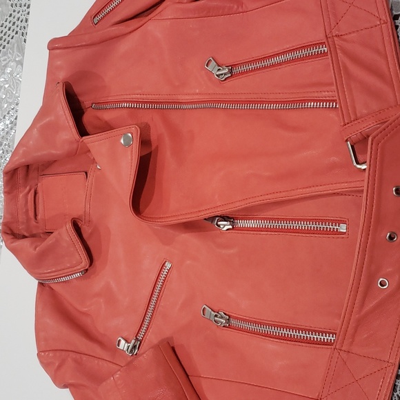 Amaryllis  Motorcycle Jacket Genuine Leather - Picture 1 of 12